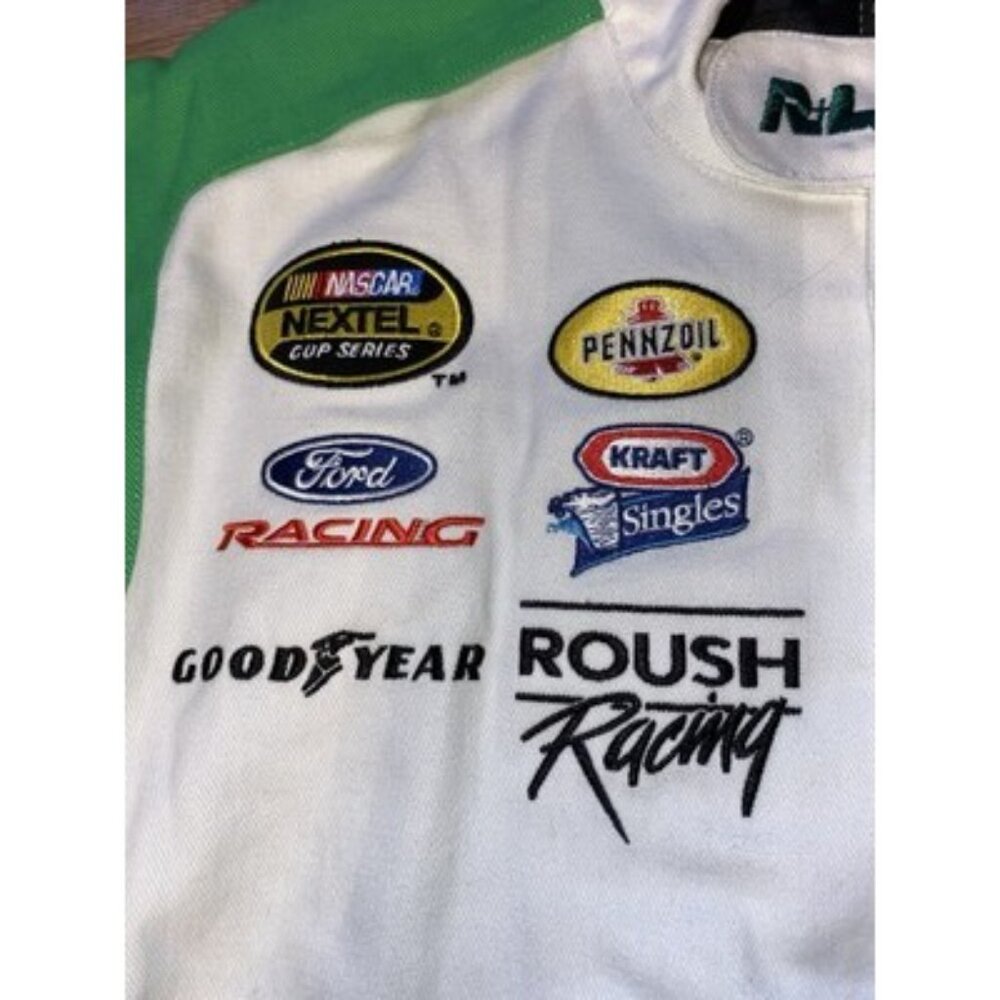 Vintage Team Caliber R+L Racing Matt Kenseth Signed NASCAR Racing Jacket Large - Picture 5 of 10
